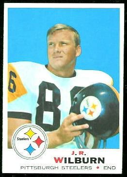 1969 Topps J.R. Wilburn football card 1969 Topps J.R. Wilburn football card