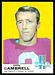 1969 Topps Billy Gambrell football card