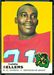 1969 Topps football card #119: Goldie Sellers
