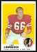 1969 Topps Carl Kammerer football card