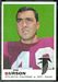 1969 Topps Jim Burson football card