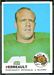 1969 Topps Pete Perreault football card