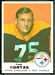 1969 Topps football card #199: Ken Kortas