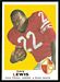 Gary Lewis - 1969 Topps football card #226