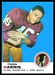 1969 Topps Rickie Harris football card