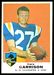 1969 Topps Gary Garrison football card