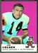 1969 Topps Bill Nelsen football card