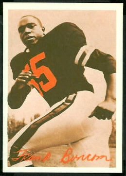 Frank Buncom 1969 Tresler Comet Bengals football card