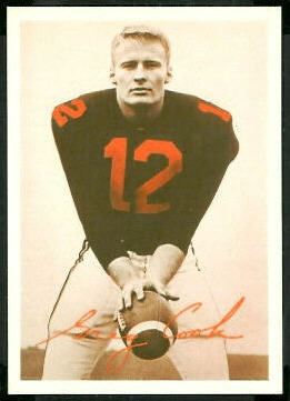 Greg Cook 1969 Tresler Comet pre-rookie football card