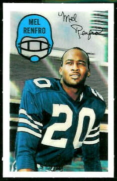 Mel Renfro 1970 Kelloggs football card