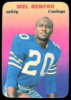 Mel Renfro 1970 Topps Super Glossy football card
