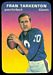 1970 Topps Super Glossy Fran Tarkenton football card
