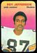 1970 Topps Super Glossy Roy Jefferson football card