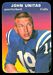 1970 Topps Super Glossy John Unitas football card