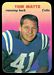 1970 Topps Super Glossy Tom Matte football card