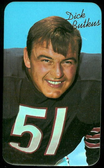 Dick Butkus 1970 Topps Super football card