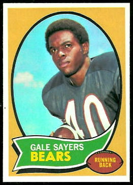 Gale Sayers 1970 Topps football card
