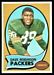 1970 Topps football card #102: Dave Robinson
