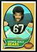 1970 Topps George Seals football card