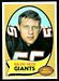 1970 Topps Ralph Heck football card