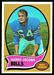1970 Topps Harry Jacobs football card
