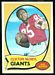 1970 Topps Clifton McNeil football card