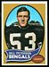 1970 Topps Bill Peterson football card