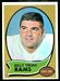 1970 Topps Billy Truax football card