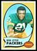1970 Topps Bob Jeter football card