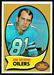 1970 Topps Jim Beirne football card