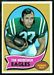 1970 Topps Tom Woodeshick football card