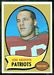 1970 Topps Jon Morris football card