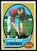 1970 Topps Jackie Smith football card