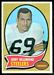 1970 Topps Jerry Hillebrand football card