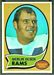 1970 Topps Merlin Olsen football card