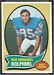 1970 Topps Nick Buoniconti football card
