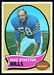1970 Topps football card #252: Mike Stratton
