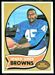 1970 Topps Homer Jones football card