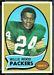1970 Topps football card #261: Willie Wood