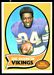 1970 Topps Gene Washington football card