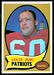 1970 Topps Len St. Jean football card