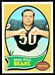 1970 Topps football card #37: Mike Pyle