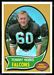 1970 Topps Tommy Nobis football card
