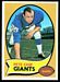 1970 Topps Pete Case football card