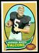 1970 Topps Harmon Wages football card