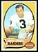 1970 Topps football card #50: Daryle Lamonica