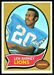 1970 Topps football card #75: Lem Barney