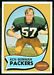1970 Topps Ken Bowman football card