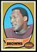 1970 Topps Erich Barnes football card
