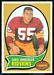 1970 Topps football card #93: Chris Hanburger